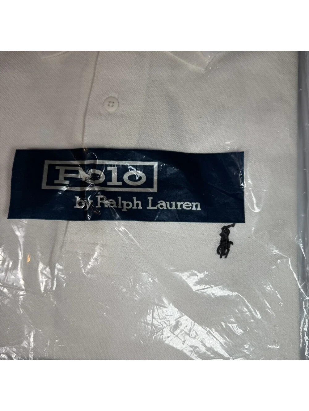 NWT Vintage Polo Ralph Lauren Shirt Mens Extra Large White Preppy